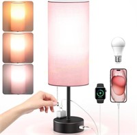 CNXIN 15 Small Bedside Table Lamp  Pink