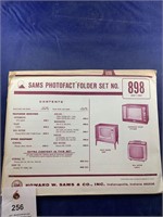 Vintage Sams Photofact Folder No 898 TVs