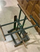 Antique wooden yarn winder - works well - all the