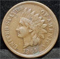 1865 Indian Head Cent, High Grade