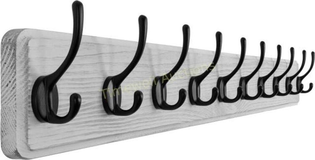 SKOLOO Rustic Wall Mounted Coat Rack - 38.3