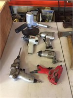 Assorted Pneumatic Tools