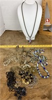 Costume jewelry necklaces