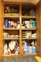 Contents of Bathroom/Utitily Room Cabinets