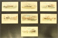 US Postcards early 1900s American Line Ships group