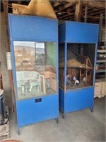 Vintage OMSI Display Cases with Veterinary Scenes