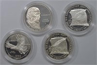 4 - Silver Dollar Modern Commemoratives