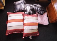 Lot of Assorted Decorative Pillows