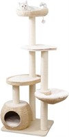AGILE 60" Cat Tree Condo With Posts/Baskets