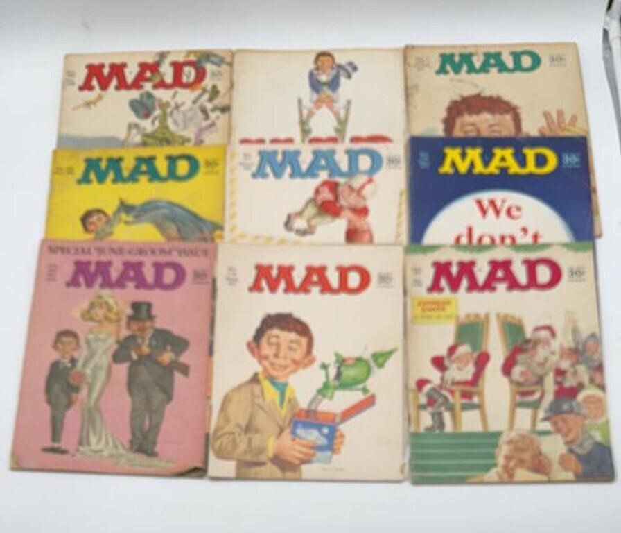 1960’s Mad Magazine’s -Set of 9