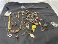 Bag of Costume Jewelry & Watches