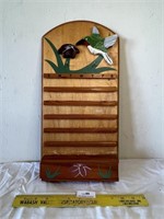 Hummingbird Wooden Wall Calendar