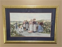 Large Framed Jennie Brownscombe Print