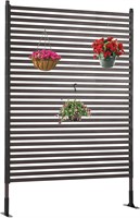 Metal Outdoor Privacy Screen  4 ft W x 6 ft H