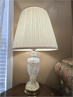Decorative Crystal Base Lamp with Shade
