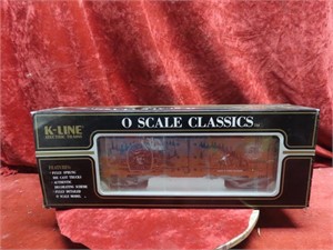 New K-Line O scale Classics car.