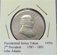 Presidential Series Token John Adams
