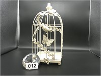 Metal decorative bird cage