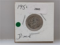 1954-S 90% Silv Roos Dime