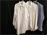 3 Men's Long Sleeve Dress Shirts: Arrow Brand, XL