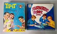 Ideal 1971 Tornado Bowl & 1965 Tip It Games