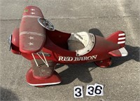 Red Baron Petal reproduction Air Plane