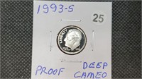 1993s DCAM Proof Roosevelt Dime lb7025