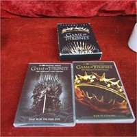 Game of thrones season 1&2  DVD movies.