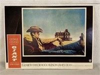 Giant Movie Poster Featuring James Dean 28"x20”