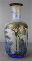 Cameo Art Glass Vase, Galle Style
