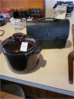 Lunch box and crock
