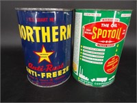 Spotoil & Northern Quart Oil Cans