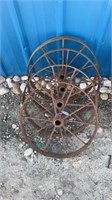 4- 24" Iron Wheels
