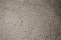 Creme Color Lace Tablecloth