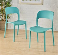 Indoor Plastic Chair (Set Of 2)
