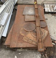 Plate Steel- Various sizes, scrap metal angle iron