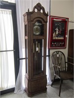 WESTERN GERMANY GRANDFATHER CLOCK WITH CHIMES