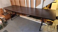 Lot of 3 Sturdy 8' Banquet Tables