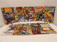 Lot of 12 Misc Comics - Black Lightning, Unexpect