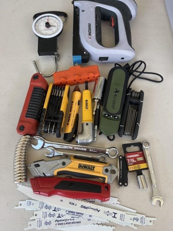 Miscellaneous Tools, Including Dewalt, Klein,