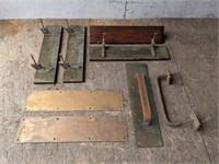 Lot of Assorted Copper/Wood Handles/Brackets