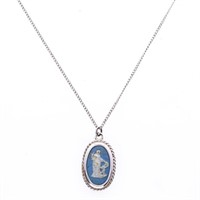 WEDGEWOOD - England Hand Made Silver Necklace (EST