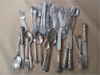 LOT DEAL OF FLATWARE RODGERS, NORMANDY