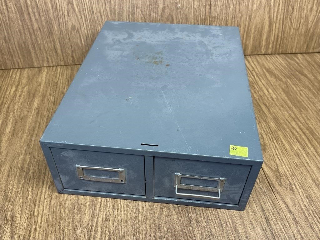 Vintage Buddy Products Metal File Box