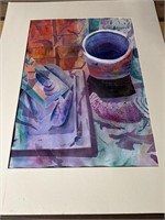 ORIGINAL WATERCOLOR, MATTED SIZE 32" BY 40"