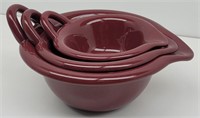 (3) Nesting Ceramic Batter Bowls