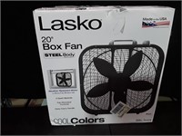 Lasko 20" box fan..new