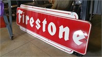 1955 36" x 108" Firestone Sign