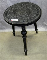 Indonesian Accent Table - 20"h x 16"dia