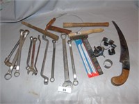 Wrenches, Wire Brush, Pruning Saw, Hole Sale, etc